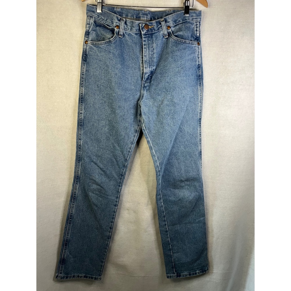 Vintage Wrangler Jeans 2004 Style 936ATW Cowboy Cut Sim Fit Antique Wash 32x34
